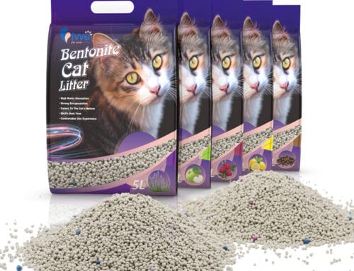 Wholesale lavender scent best clean bentonite clay safe cat litter