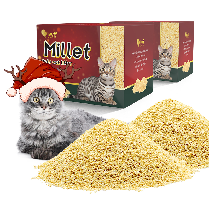 Millet tofu cat litter