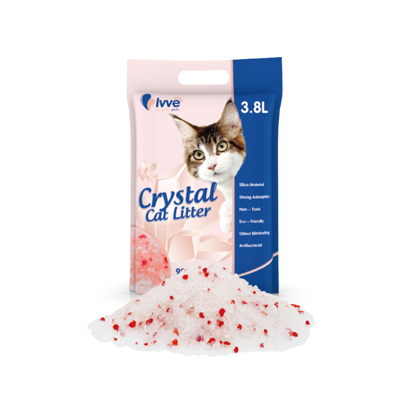 Rose crystal silica gel cat litter