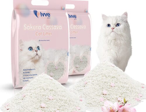 China Supplier Flushable Odor-Control Sakura Corn Cassava Cat Litter
