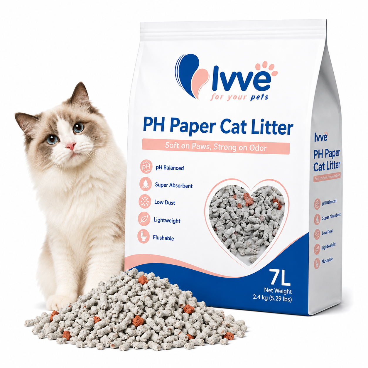 PH Paper Cat Litter