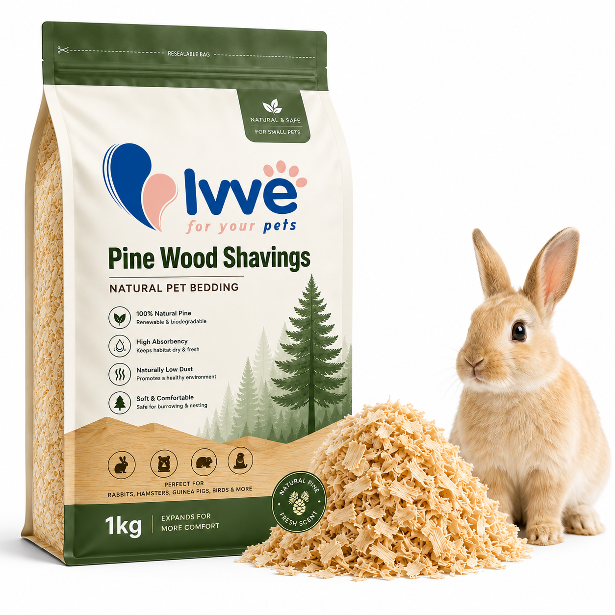 Pine Wood Shevings