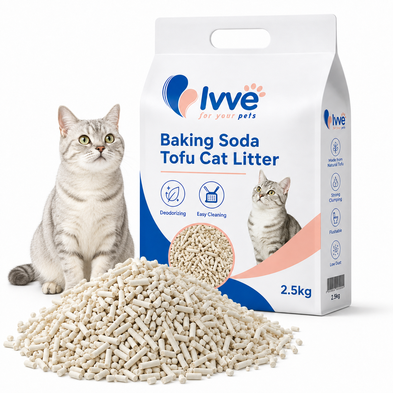Tofu Cat Litter Baking Soda Added